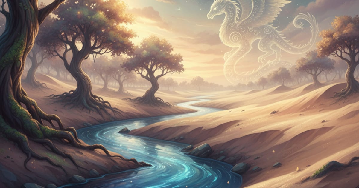 Where Ancient Currents Meet Golden Sands: A Dream's Call to Wholeness