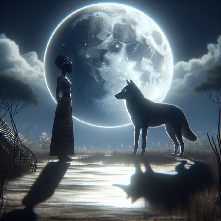 Symbolic / Metaphorical Dream: Wolf at Night