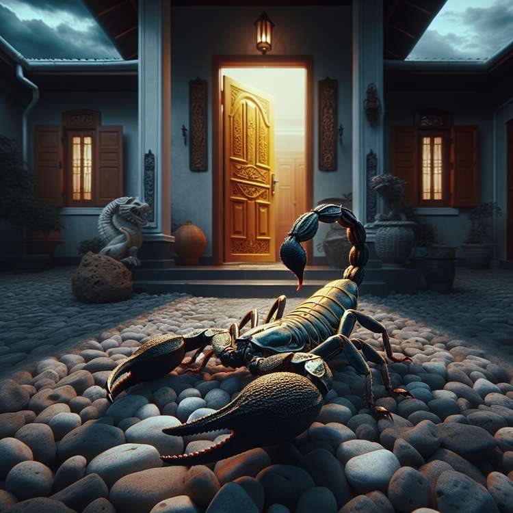 Symbolic Dream: Scorpion, Yellow Door & Home