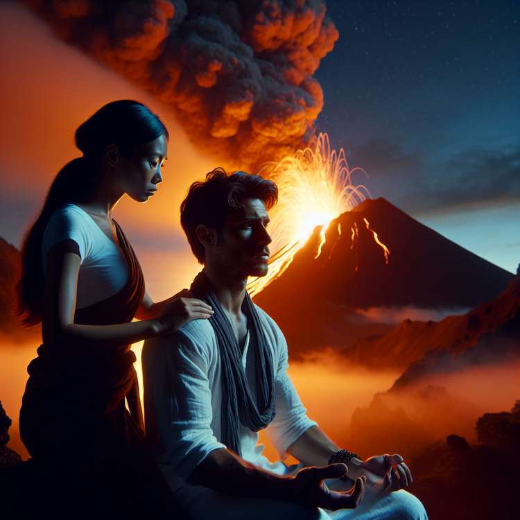 Symbolic Dream: Volcano & Patience