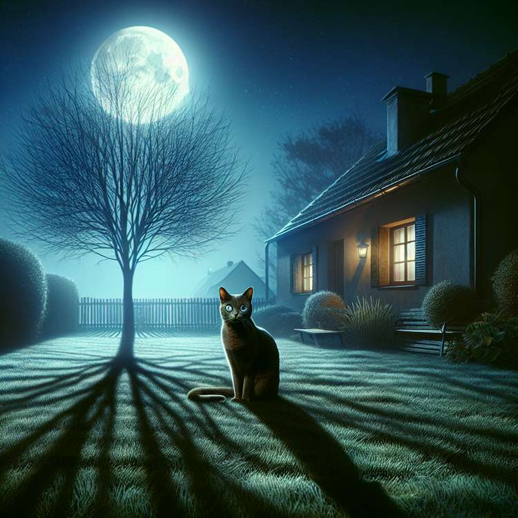 Recurring Dream: Cat in the Yard