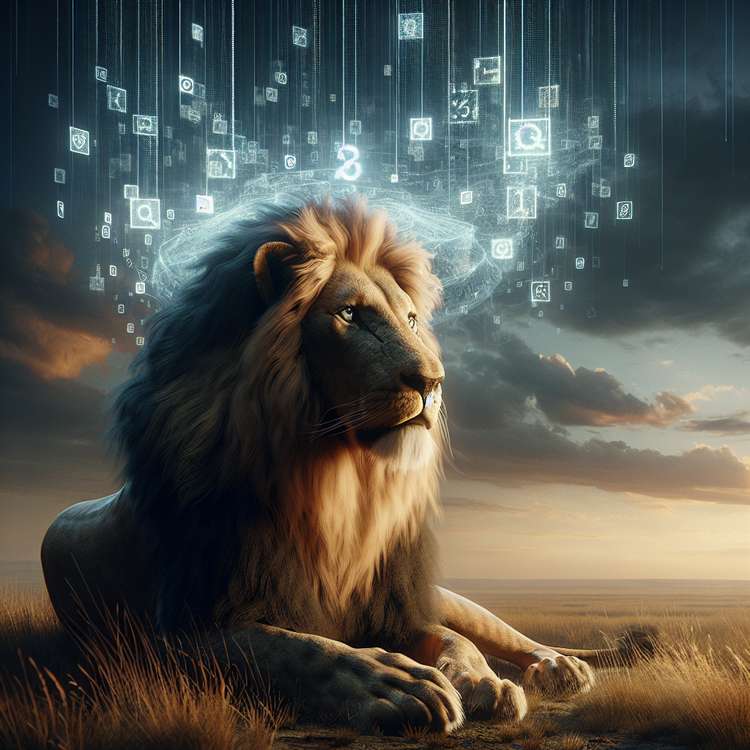Symbolic Dream: Lion, Code & Confusion