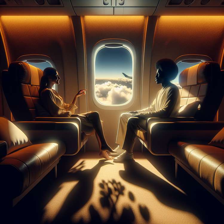 Memory Replay: Airplane Cabin with Partner