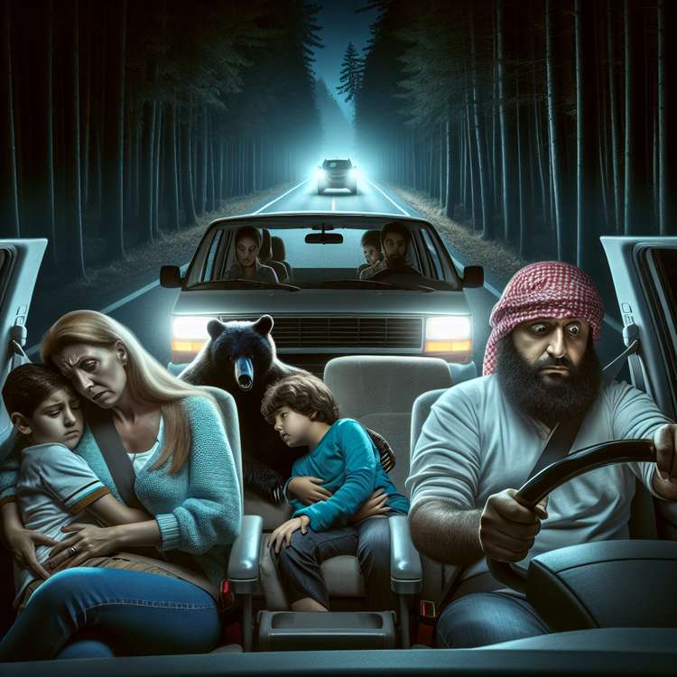 Nightmare: Driving into the Dark with a Bear